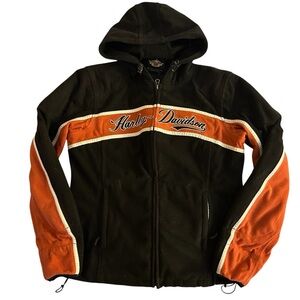 Harley-Davidson Black and Orange Performance Jacket